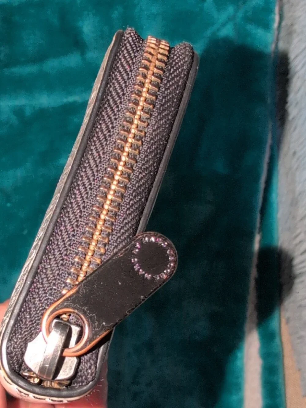 Silver Metallic Contental Zip Wallet By Marc By Marc Jacobs
